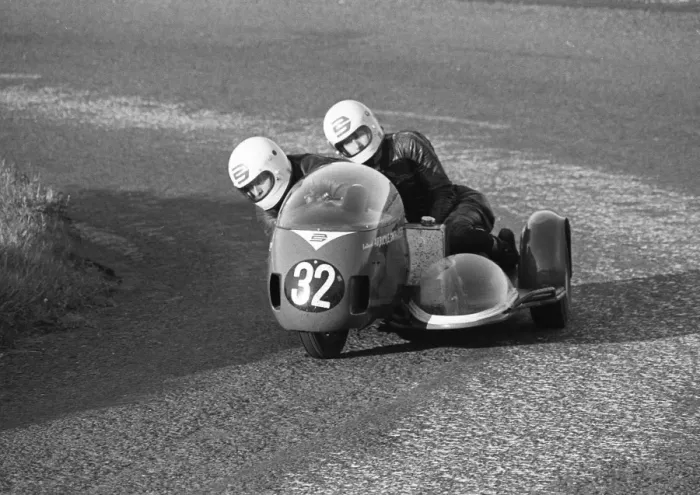 Framed Print : George O Dell & Bill Boldison (BSA) 1972 500 Sidecar TT Framed Print : George O Dell & Bill Boldison (BSA) 1972 500 Sidecar TT