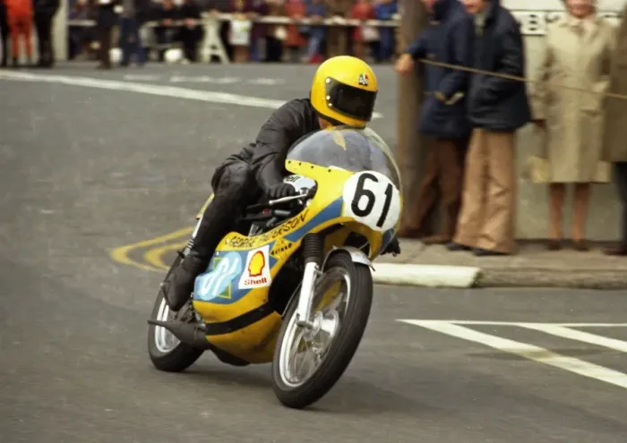 Framed Print : George Paterson (Yamsel) 1974 Junior Manx Grand Prix Framed Print : George Paterson (Yamsel) 1974 Junior Manx Grand Prix
