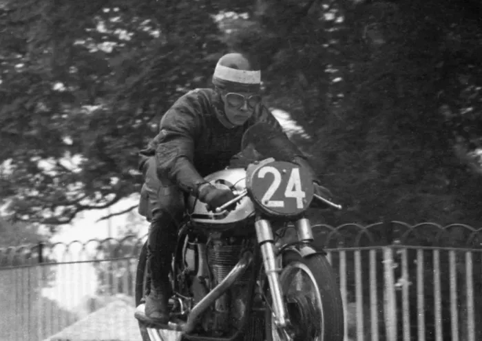 Framed Print : George Salt (Norton) 1956 Senior TT Framed Print : George Salt (Norton) 1956 Senior TT