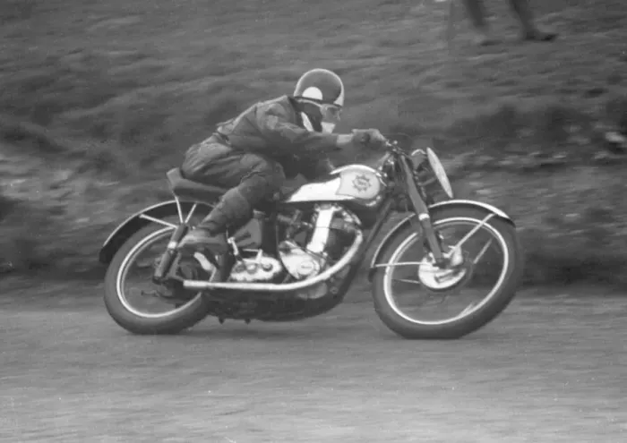 Framed Print : Gerald Brown (BSA) 1952 Junior Clubman TT Framed Print : Gerald Brown (BSA) 1952 Junior Clubman TT