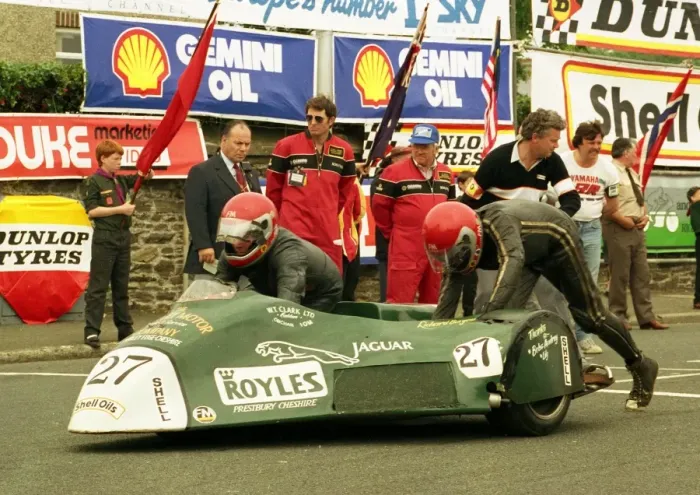 Framed Print : Gerard Flynn & Richard Burgess (Yamaha) 1988 Sidecar TT Framed Print : Gerard Flynn & Richard Burgess (Yamaha) 1988 Sidecar TT