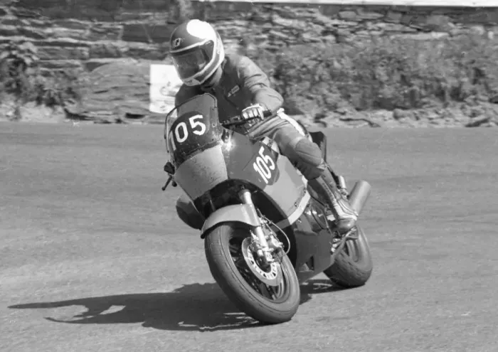 Framed Print : Gerd Bilger (Kawasaki) 1983 Formula Two TT Framed Print : Gerd Bilger (Kawasaki) 1983 Formula Two TT