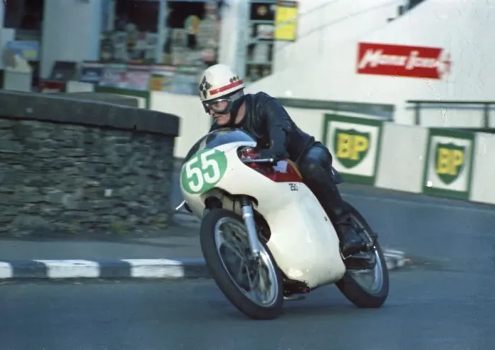 Framed Print : Gerry Borland (JD Spl) 1967 Lightweight Manx Grand Prix Framed Print : Gerry Borland (JD Spl) 1967 Lightweight Manx Grand Prix