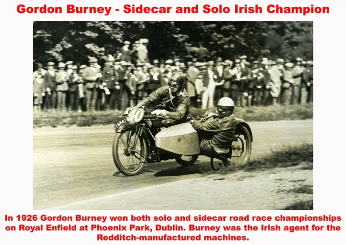 Framed Print : Gordon Burney - Sidecar and Solo Irish Champion Framed Print : Gordon Burney - Sidecar and Solo Irish Champion