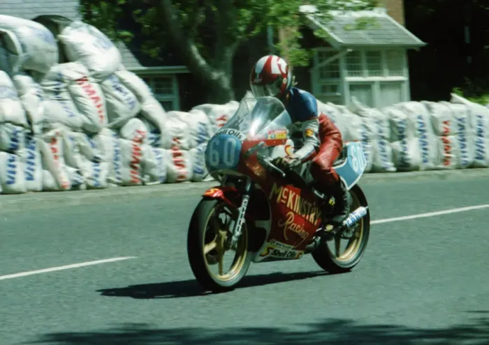 Framed Print : Gordon Grigor (Yamaha) 1982 Junior TT Framed Print : Gordon Grigor (Yamaha) 1982 Junior TT