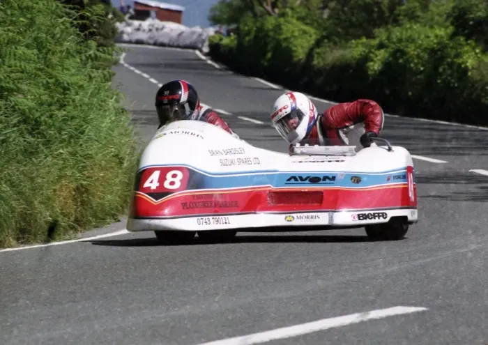 Framed Print : Gordon Jones & Julie Jones (Shelbourne) 1993 Sidecar TT Framed Print : Gordon Jones & Julie Jones (Shelbourne) 1993 Sidecar TT
