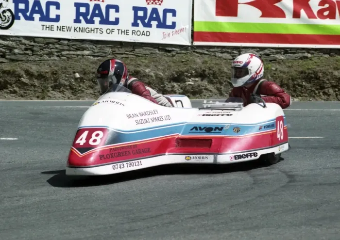 Framed Print : Gordon Jones & Julie Jones (Shelbourne) 1993 Sidecar TT Framed Print : Gordon Jones & Julie Jones (Shelbourne) 1993 Sidecar TT