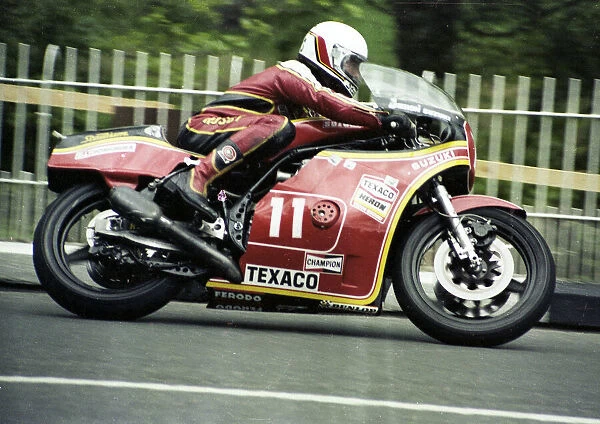 Graeme Crosby (Suzuki) 1980 Formula One TT