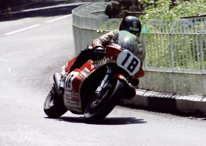 Framed Print : Graeme Crosby (Suzuki) 1981 Classic TT Framed Print : Graeme Crosby (Suzuki) 1981 Classic TT