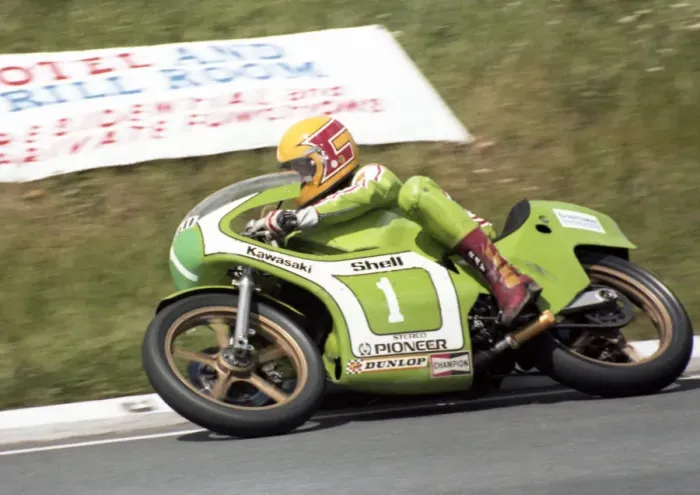 Framed Print : Graeme McGregor (Kawasaki) 1981 Junior TT Framed Print : Graeme McGregor (Kawasaki) 1981 Junior TT