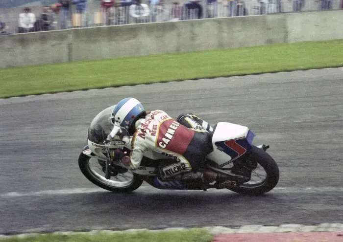 Framed Print : Graham Cannell (Yamaha) 1982 Donington Framed Print : Graham Cannell (Yamaha) 1982 Donington