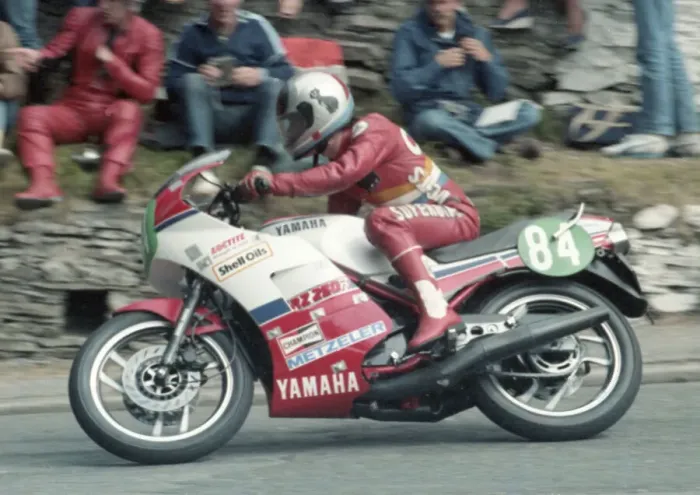 Framed Print : Graham Cannell (Yamaha) 1985 Production TT Framed Print : Graham Cannell (Yamaha) 1985 Production TT