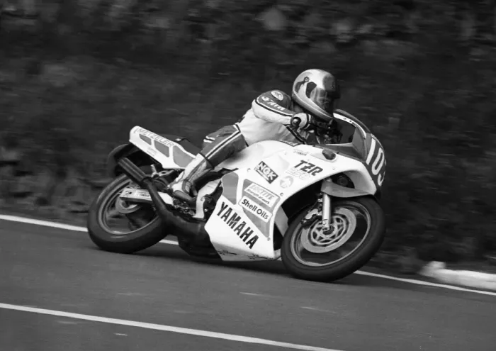 Framed Print : Graham Cannell (Yamaha) 1986 Production D TT Framed Print : Graham Cannell (Yamaha) 1986 Production D TT
