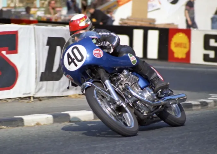 Framed Print : Graham Penny (Honda) 1970 Production TT
