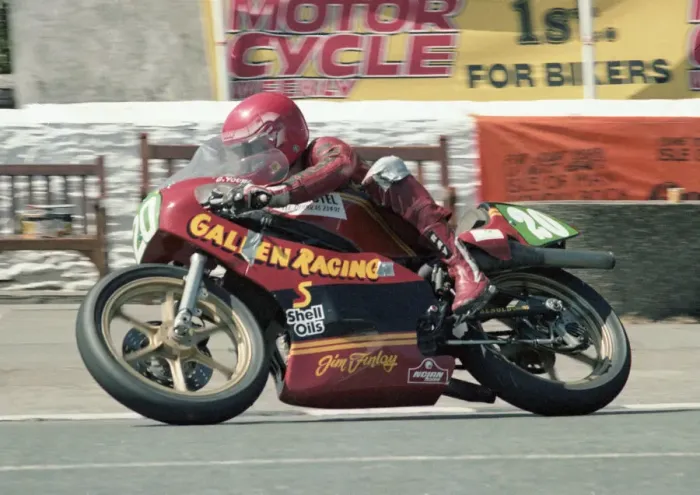 Framed Print : Graham Young (EMC) 1983 Junior TT Framed Print : Graham Young (EMC) 1983 Junior TT
