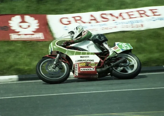 Framed Print : Graham Young (Yamaha) 1981 Junior TT Framed Print : Graham Young (Yamaha) 1981 Junior TT