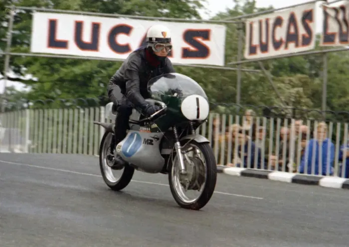 Framed Print : Gunther Bartusch (MZ) 1971 Junior TT Framed Print : Gunther Bartusch (MZ) 1971 Junior TT