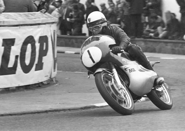 Framed Print : Gunther Bartusch (MZ) 1971 Junior TT Framed Print : Gunther Bartusch (MZ) 1971 Junior TT