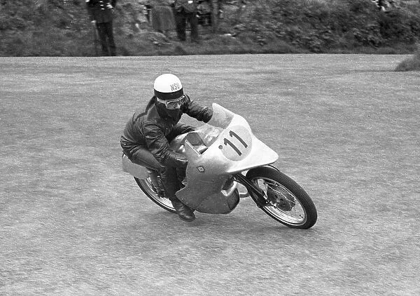 Hans Baltisberger (NSU) 1954 Ultra Lightweight TT