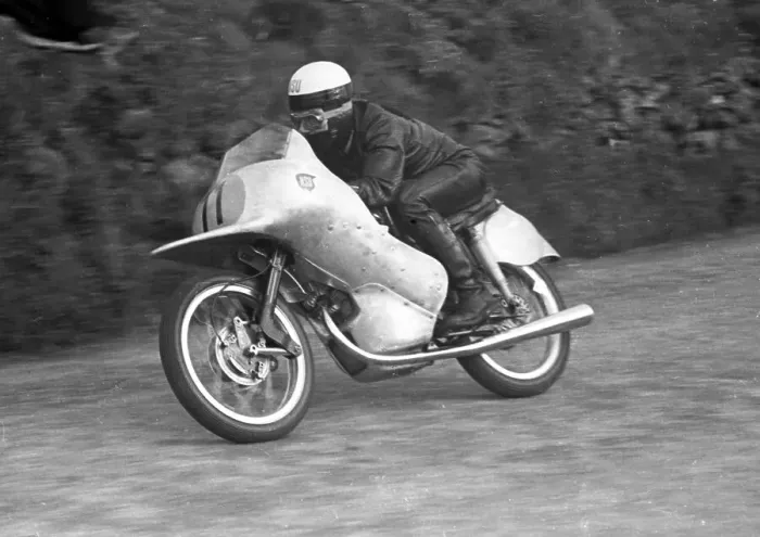 Framed Print : Hans Baltisberger NSU 1954 Ultra Lightweight TT Framed Print : Hans Baltisberger NSU 1954 Ultra Lightweight TT