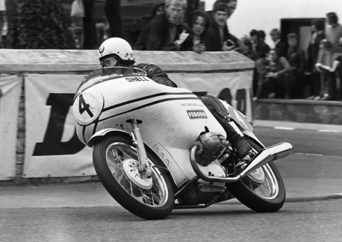 Framed Print : Hans Otto Butenuth (BMW) 1971 Production TT Framed Print : Hans Otto Butenuth (BMW) 1971 Production TT