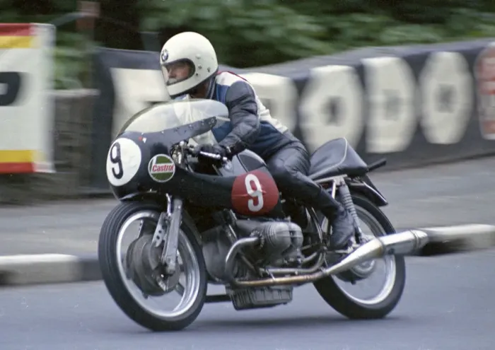 Framed Print : Hans Otto Butenuth (BMW) 1973 Production TT Framed Print : Hans Otto Butenuth (BMW) 1973 Production TT