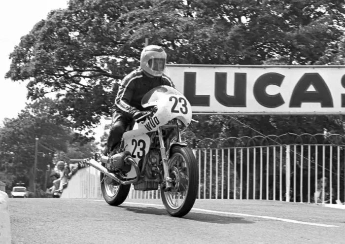 Framed Print : Hans Otto Butenuth (BMW) 1975 Classic TT Framed Print : Hans Otto Butenuth (BMW) 1975 Classic TT