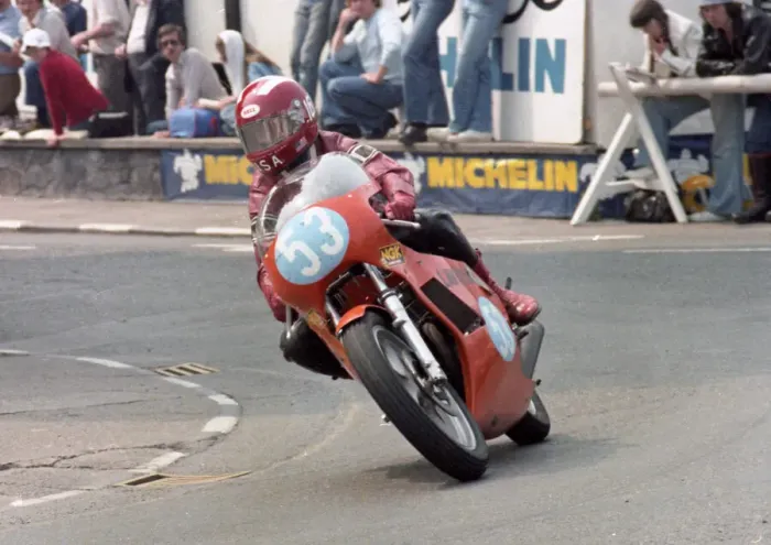 Framed Print : Will Harding (Laverda) 1982 Formula Two TT Framed Print : Will Harding (Laverda) 1982 Formula Two TT
