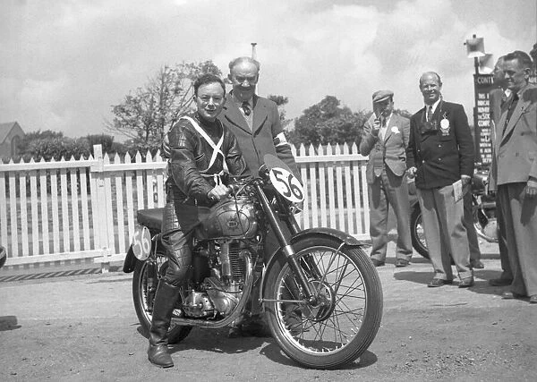 Harold Clark (BSA) 1949 Junior Clubman TT