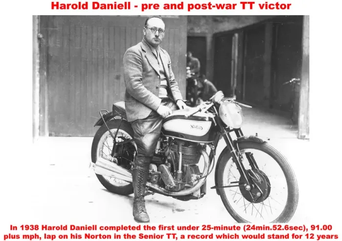 Framed Print : Harold Daniell - pre and post-war TT victor Framed Print : Harold Daniell - pre and post-war TT victor