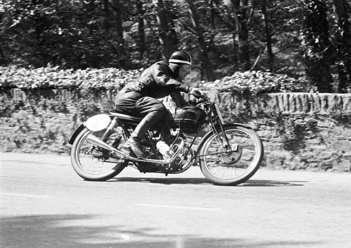 Framed Print : Harold Hartley (Rudge) 1951 Lightweight TT Framed Print : Harold Hartley (Rudge) 1951 Lightweight TT