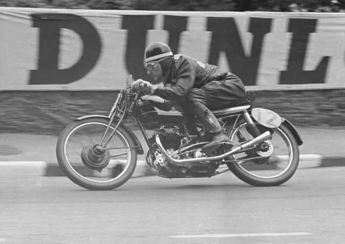 Framed Print : Harold Hartley (Rudge) 1952 Lightweight TT Framed Print : Harold Hartley (Rudge) 1952 Lightweight TT