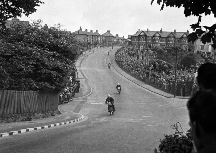 Framed Print : Harold Kirby (Excelsior) 1950 Lightweight TT