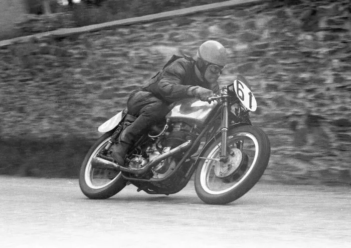 Framed Print : Harry Grant (BSA) 1957 Junior TT Framed Print : Harry Grant (BSA) 1957 Junior TT
