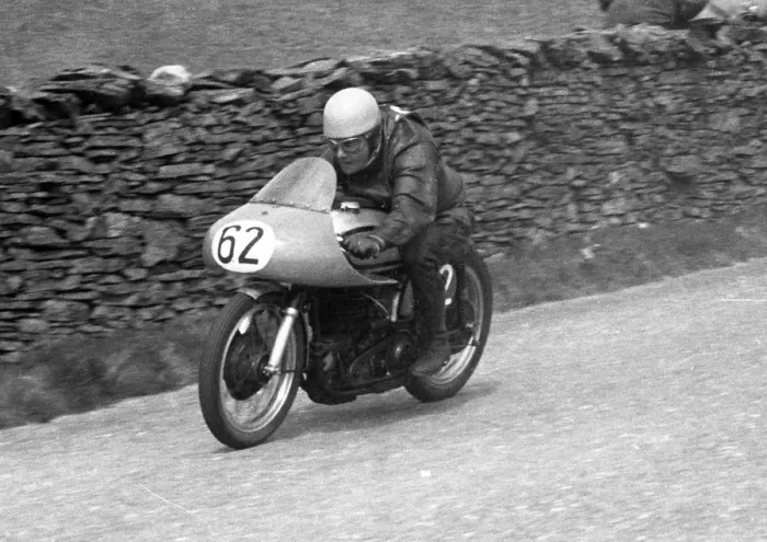 Framed Print : Harry Plews (Norton) 1956 Senior TT Framed Print : Harry Plews (Norton) 1956 Senior TT