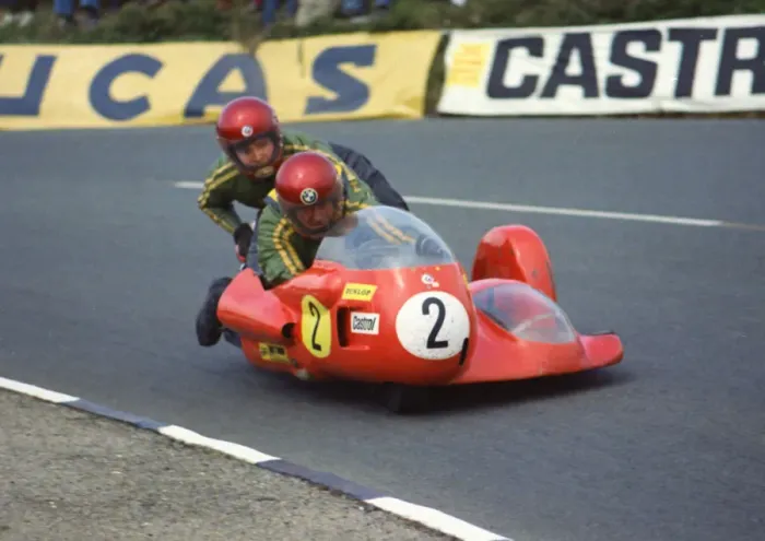 Framed Print : Heinz Luthringhauser & Hermann Hahn (BMW) 1974 750sc TT