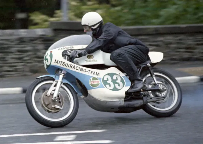 Framed Print : Helmut Kassner (Yamaha) 1972 Lightweight TT Framed Print : Helmut Kassner (Yamaha) 1972 Lightweight TT