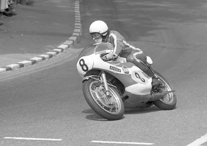 Framed Print : Helmut Kassner (Yamaha) 1973 Senior TT Framed Print : Helmut Kassner (Yamaha) 1973 Senior TT