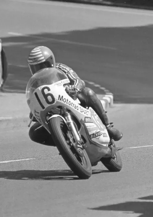 Framed Print : Helmut Kassner (Yamaha) 1975 Junior TT Framed Print : Helmut Kassner (Yamaha) 1975 Junior TT