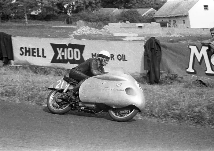 Framed Print : Hermann-Paul Muller (NSU) 1955 Lightweight Ulster Grand Prix Framed Print : Hermann-Paul Muller (NSU) 1955 Lightweight Ulster Grand Prix