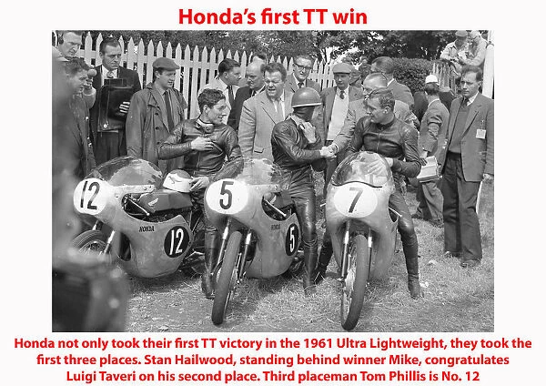 Hondas first TT win