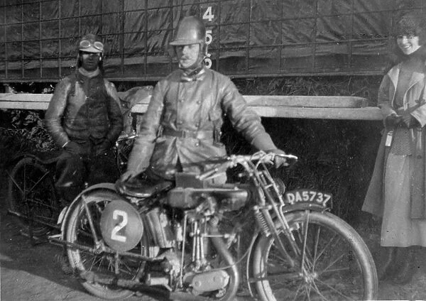 Howard Davies (AJS) 1921 Junior TT