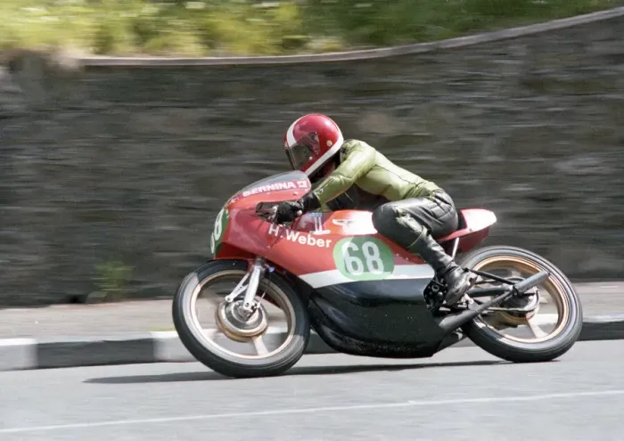 Framed Print : Hubertus Weber (Bimota Harley) 1979 Junior TT Framed Print : Hubertus Weber (Bimota Harley) 1979 Junior TT