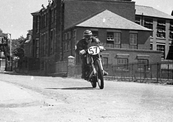 Framed Print : Humphrey Ranson (AJS) 1950 Junior TT Framed Print : Humphrey Ranson (AJS) 1950 Junior TT