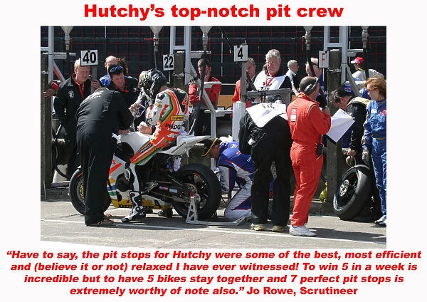 Hutchys top-notch pit crew