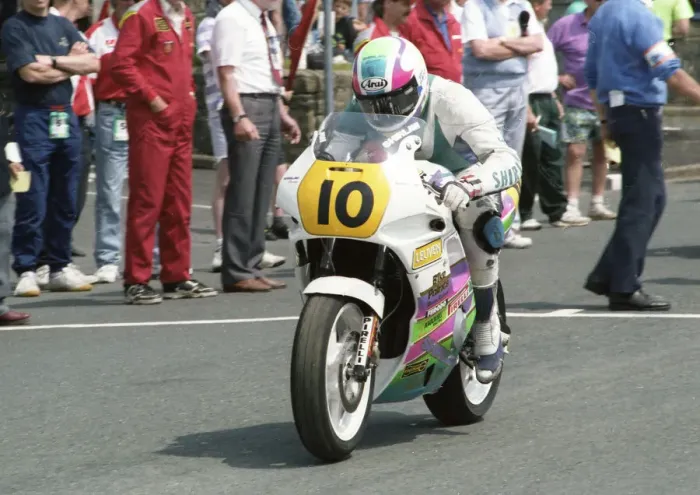 Framed Print : Iain Duffus (Honda) 1992 Supersport 600 TT