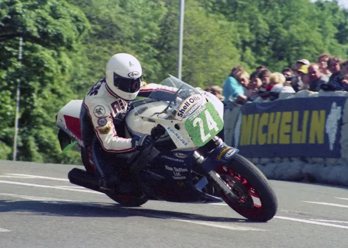 Framed Print : Iain Duffus (Suzuki) 1987 Production B TT Framed Print : Iain Duffus (Suzuki) 1987 Production B TT