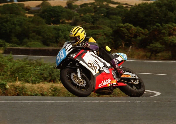 Ian Baddeley (Honda) 1995 Newcomers Manx Grand Prix