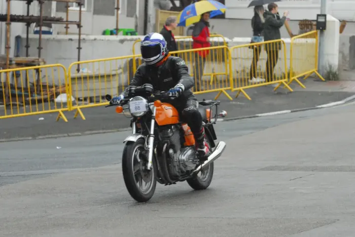 Framed Print : Ian Buckley (Laverda) 2012 VMCC Parade Lap