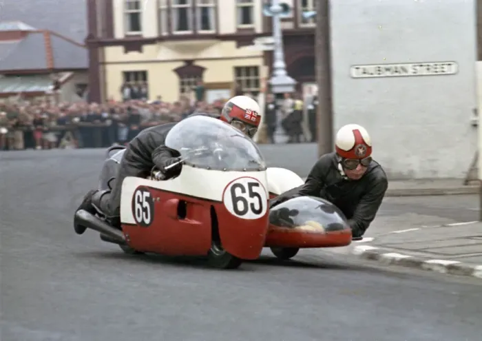 Framed Print : Ian Fillery &s J Chapman (Triumph) 1966 Sidecar TT Framed Print : Ian Fillery &s J Chapman (Triumph) 1966 Sidecar TT